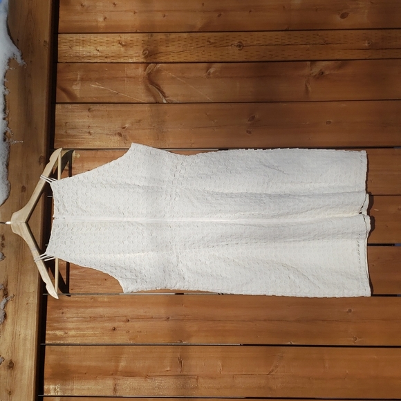 WHBM NWOT 14 Geometric Lace Dress - Picture 4 of 8